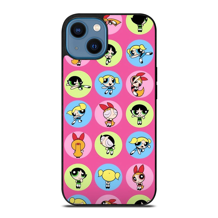 POWERPUFF GIRLS CUTE PATTERN iPhone 14 Case Cover