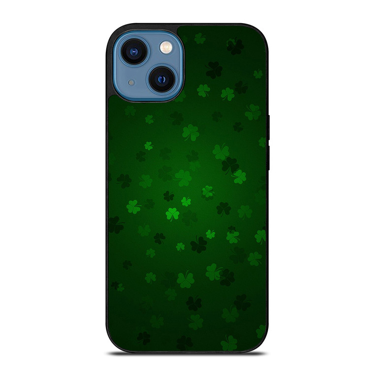 SAINT PATRICKS SHAMROCK LEAF iPhone 14 Case Cover