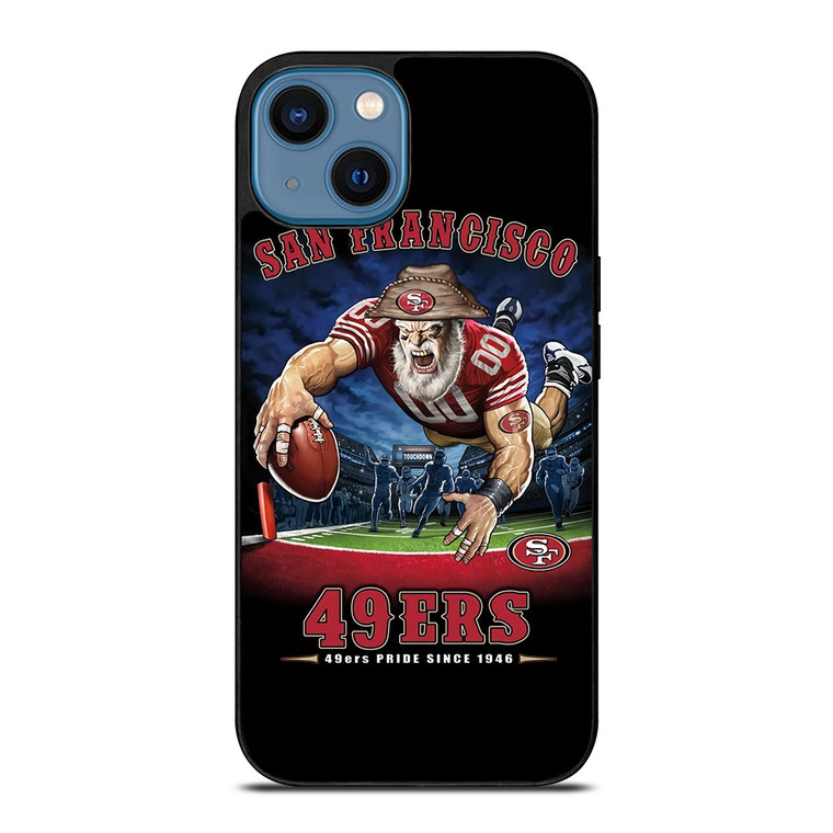 SAN FRANCISCO 49ERS NFL MASCOT iPhone 14 Case Cover