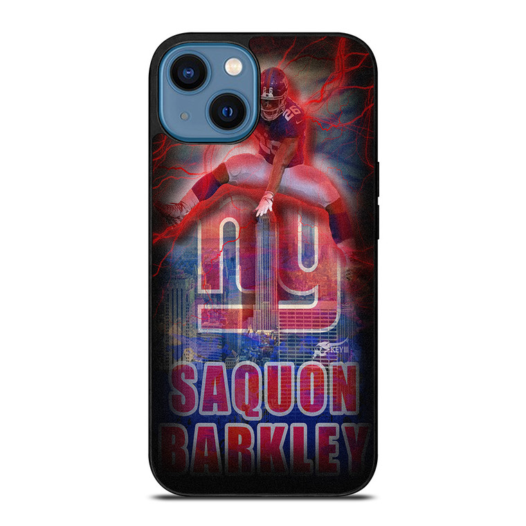 SAQUON BARKLEY NEW YORK GIANTS NFL iPhone 14 Case Cover