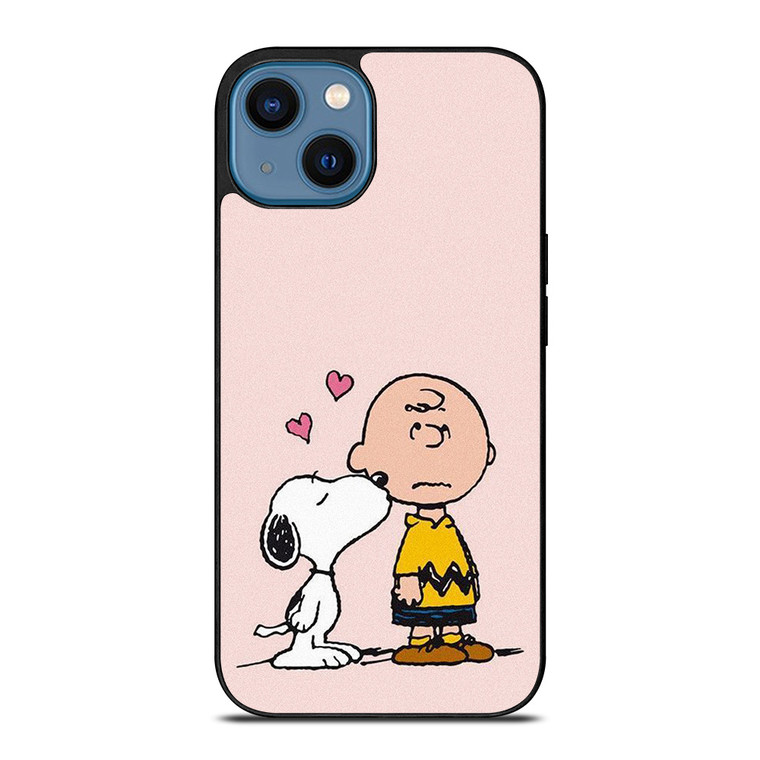 SNOOPY CHARLIE BROWN LOVE iPhone 14 Case Cover