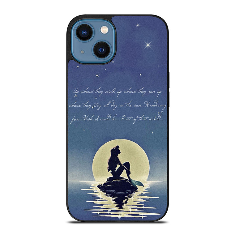 THE LITTLE MERMAID QUOTES iPhone 14 Case Cover