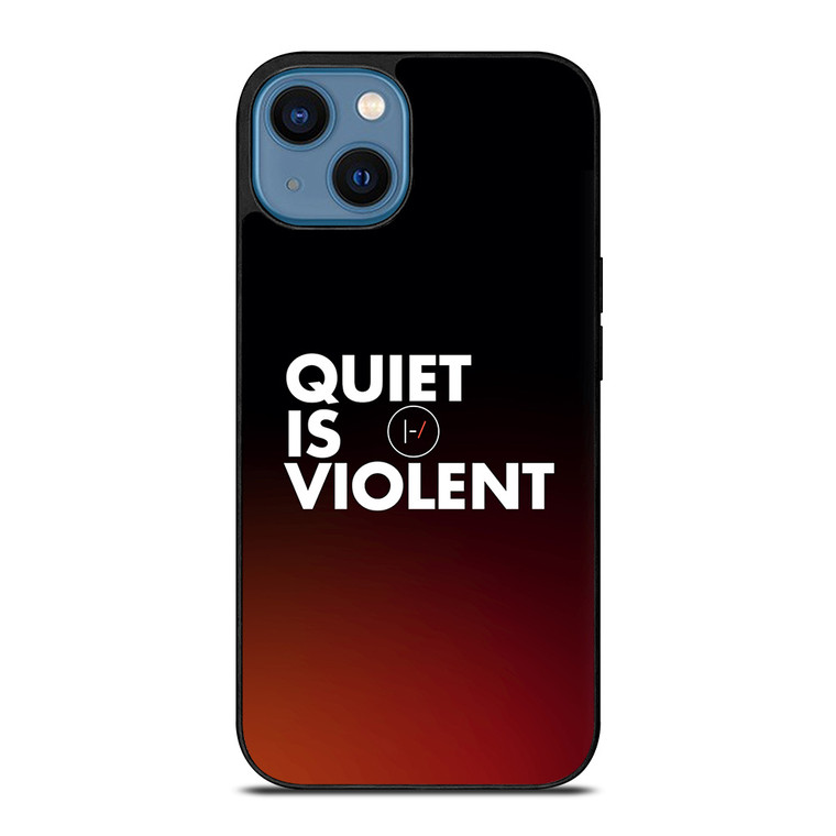TWENTY ONE PILOTS QUIET IS VIOLENT iPhone 14 Case Cover