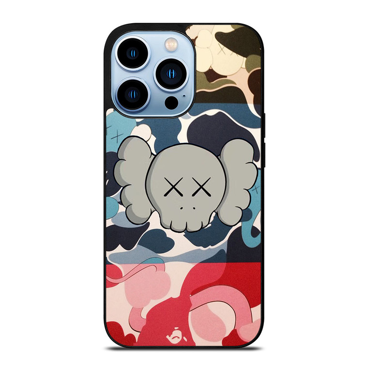BAPE CAMO KAWS iPhone 13 Pro Max Case Cover