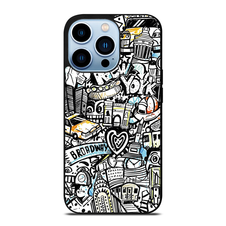 BROOKLYN NEW YORK ART iPhone 13 Pro Max Case Cover