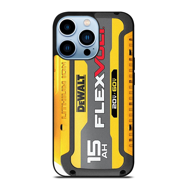 DEWALT FLEX VOLT 15 AH iPhone 13 Pro Max Case Cover DEWALT FLEX VOLT 15 AH iPhone 13 Pro Max Case Cover