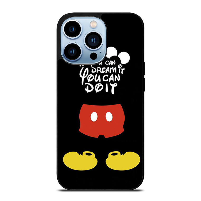 DISNEY MICKEY MOUSE QUOTES iPhone 13 Pro Max Case Cover