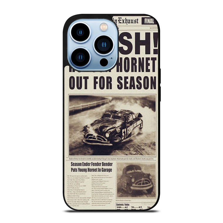 DOG HUDSON HORNET CARS MAGAZINE iPhone 13 Pro Max Case Cover