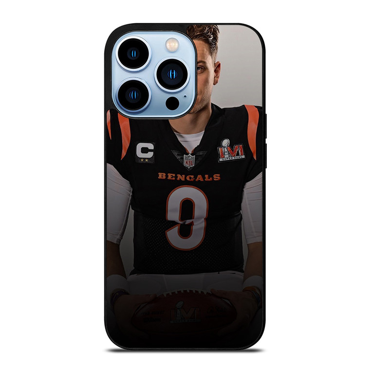 JOE BURROW CINCINNATI BENGALS NFL iPhone 13 Pro Max Case Cover