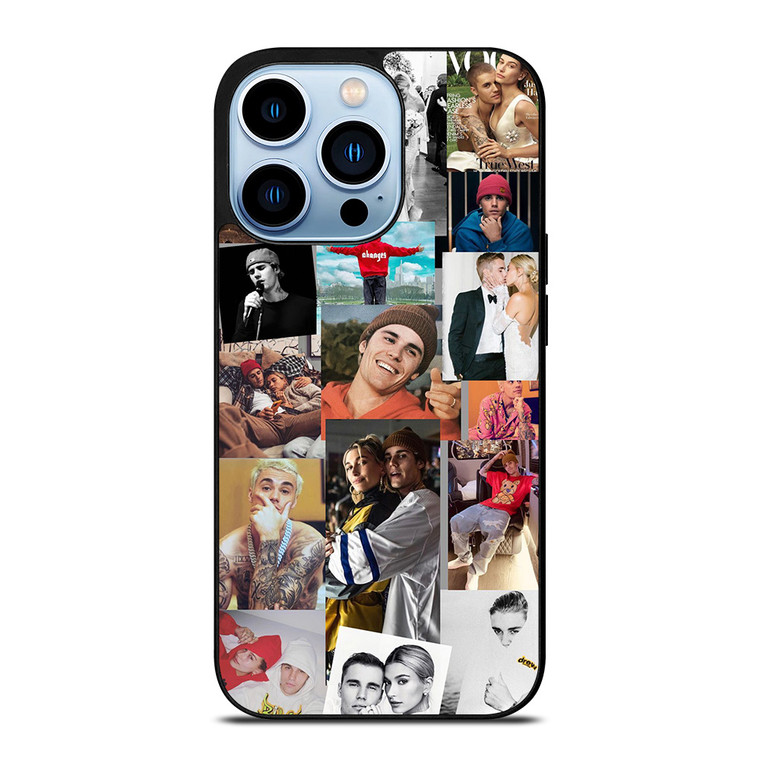 JUSTIN AND HAILEY BIEBER COLLAGE iPhone 13 Pro Max Case Cover