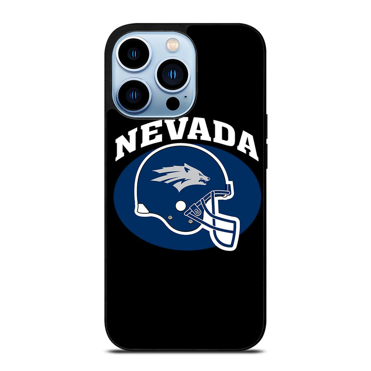 NEVADA WOLF PACK FOOTBALL HELMET iPhone 13 Pro Max Case Cover