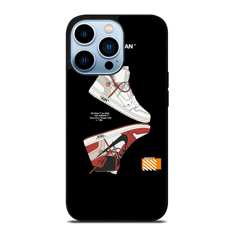 NIKE AIR JORDAN JUMPMAN OFF WHITE iPhone 13 Pro Max Case Cover