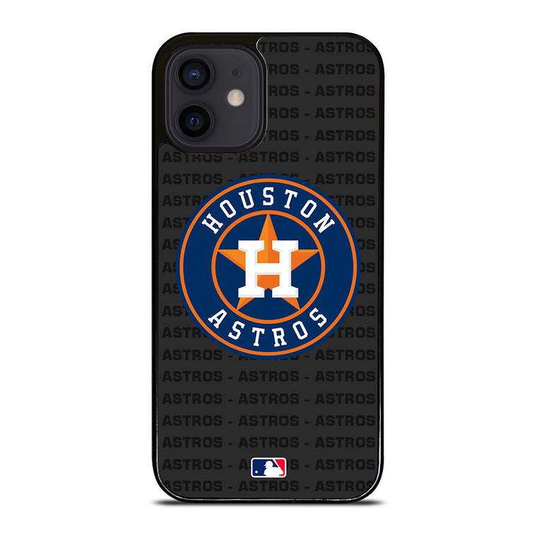 HOUSTON ASTROS BASEBALL BLACK iPhone 12 Mini Case Cover