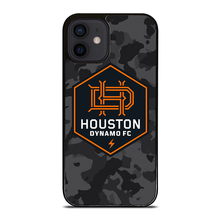HOUSTON DYNAMO FC MLS BLACK CAMO iPhone 12 Mini Case Cover
