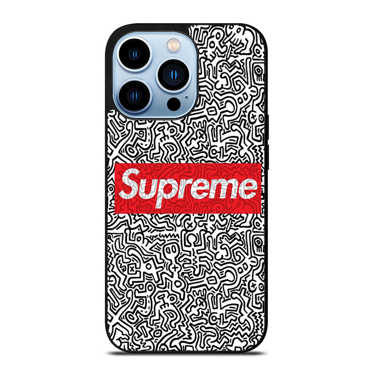 SUPREME KEITH HARING iPhone 13 Pro Max Case Cover