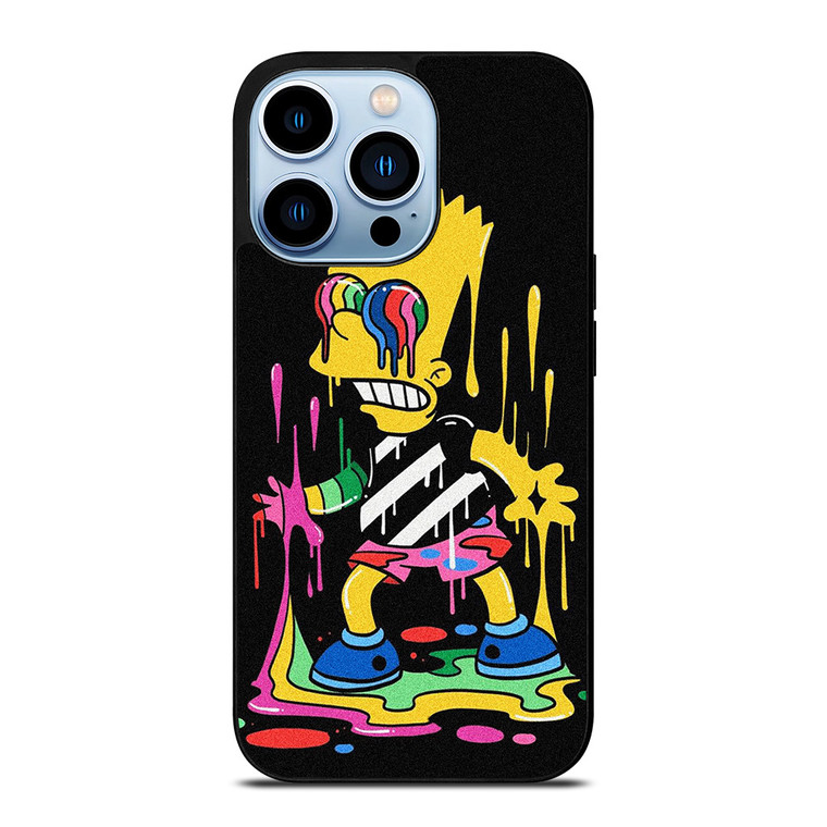 THE SIMPSONS TRIPPY ART iPhone 13 Pro Max Case Cover