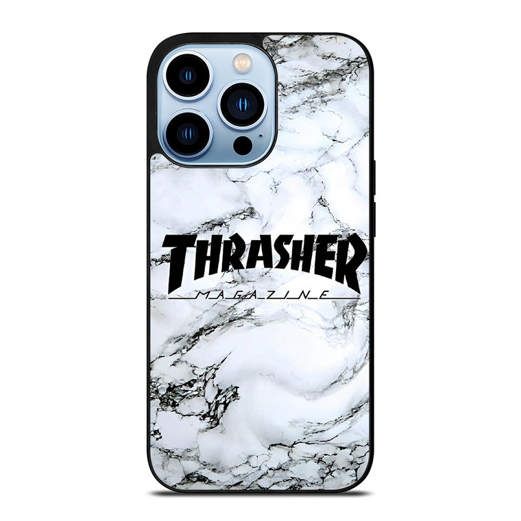 THRASHER SKATEBOARD MARBLE iPhone 13 Pro Max Case Cover