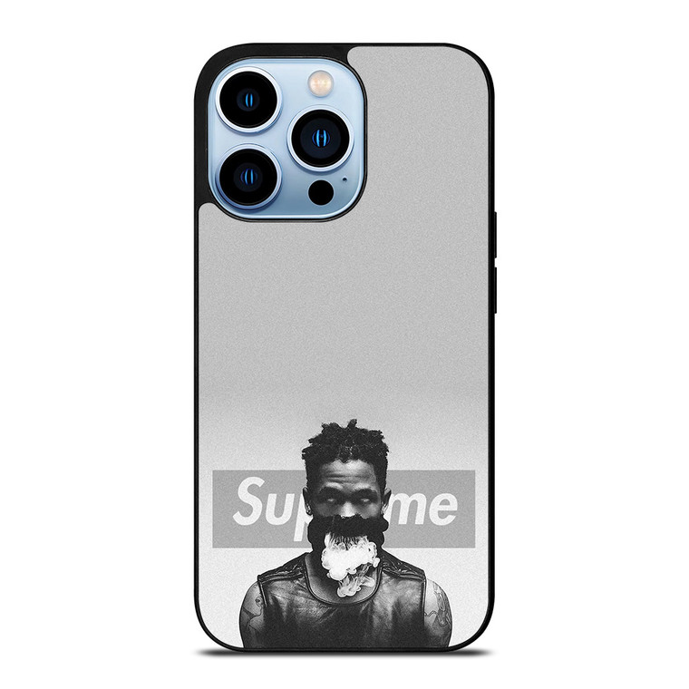TRAVIS SCOTT SUPREME BLACK WHITE iPhone 13 Pro Max Case Cover
