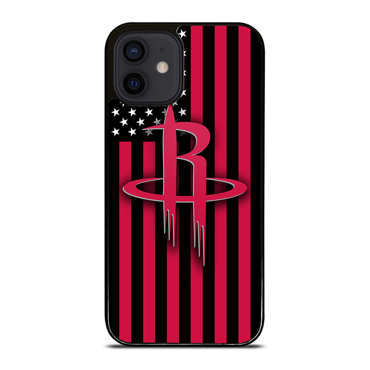 HOUSTON ROCKETS NBA USA FLAG iPhone 12 Mini Case Cover