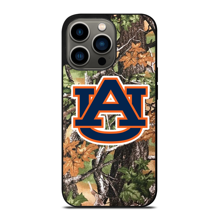 AUBURN TIGERS CAMO LEAF iPhone 13 Pro Case Cover