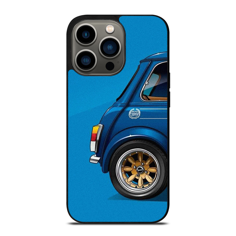 BLUE MINI COOPER COOL iPhone 13 Pro Case Cover