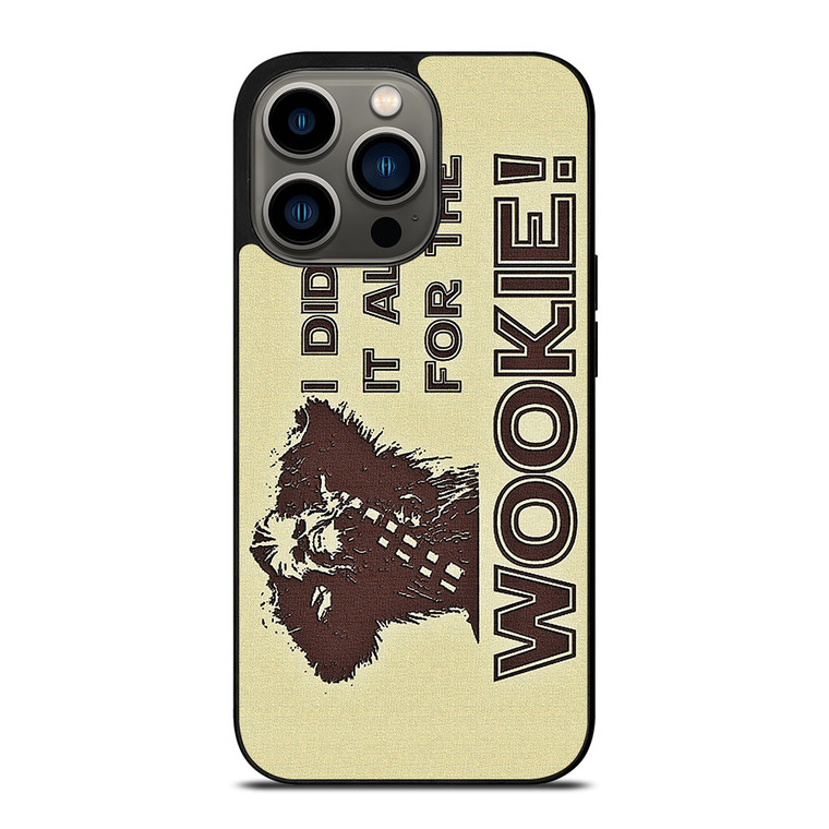 CHEWBACCA WOOKIE STAR WARS iPhone 13 Pro Case Cover