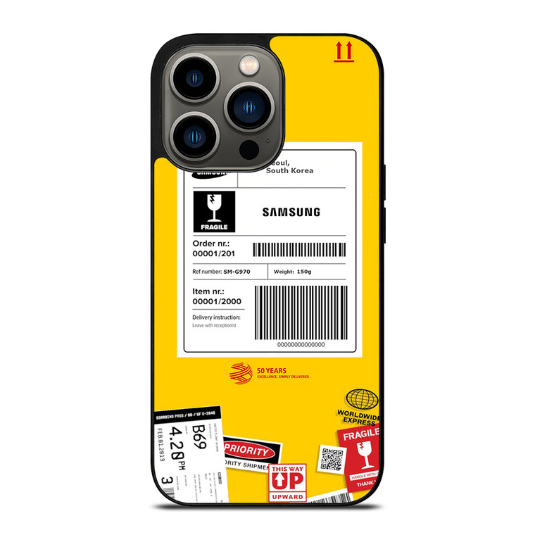 DHL SHIPPING EXPRESS LABEL SAMSUNG iPhone 13 Pro Case Cover