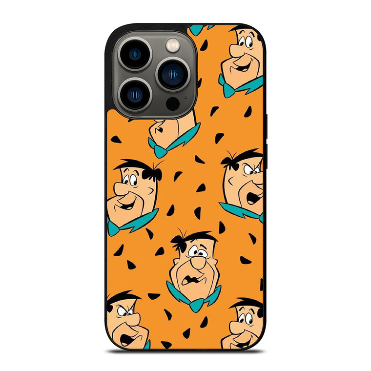 FRED FLINTSTONE CARTOON PATTERN iPhone 13 Pro Case Cover