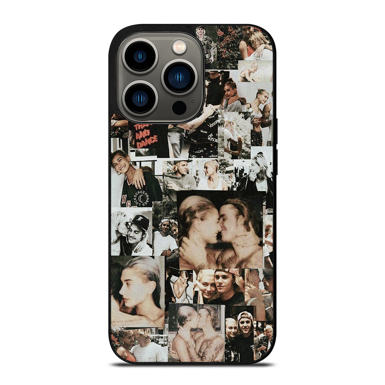 JUSTIN AND HAILEY BIEBER COLLAGE 2 iPhone 13 Pro Case Cover