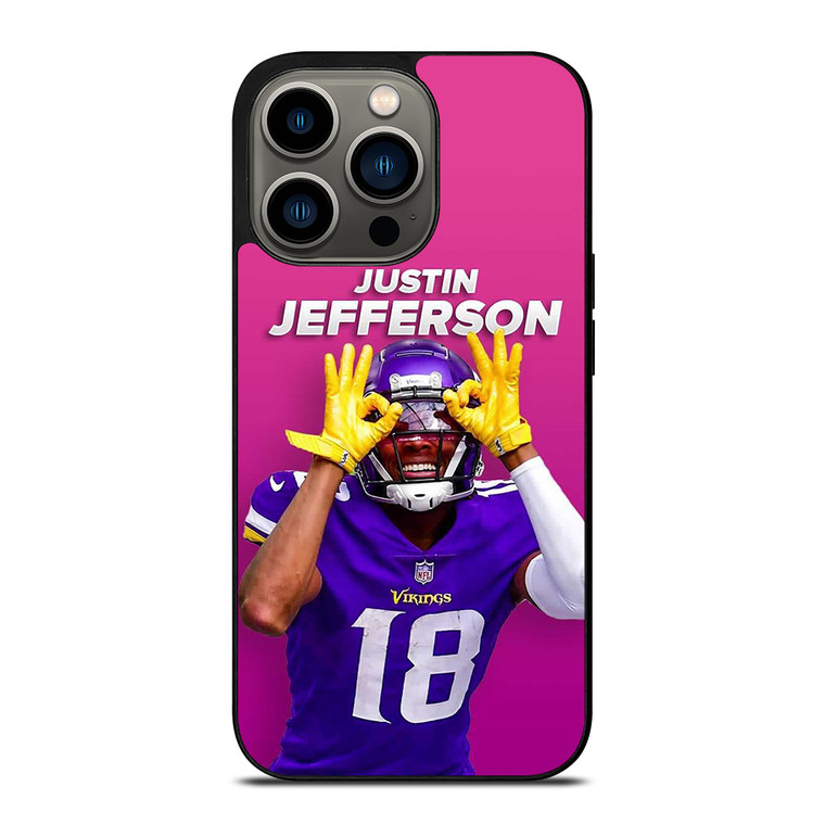 JUSTIN JEFFERSON MINNESOTA VIKINGS iPhone 13 Pro Case Cover