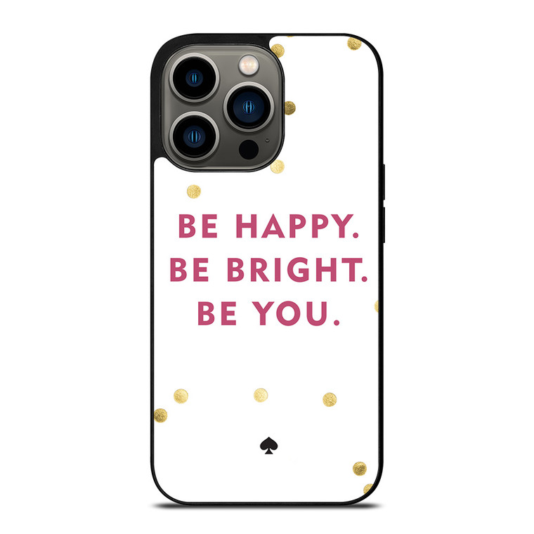 KATE SPADE NEW YORK QUOTES iPhone 13 Pro Case Cover