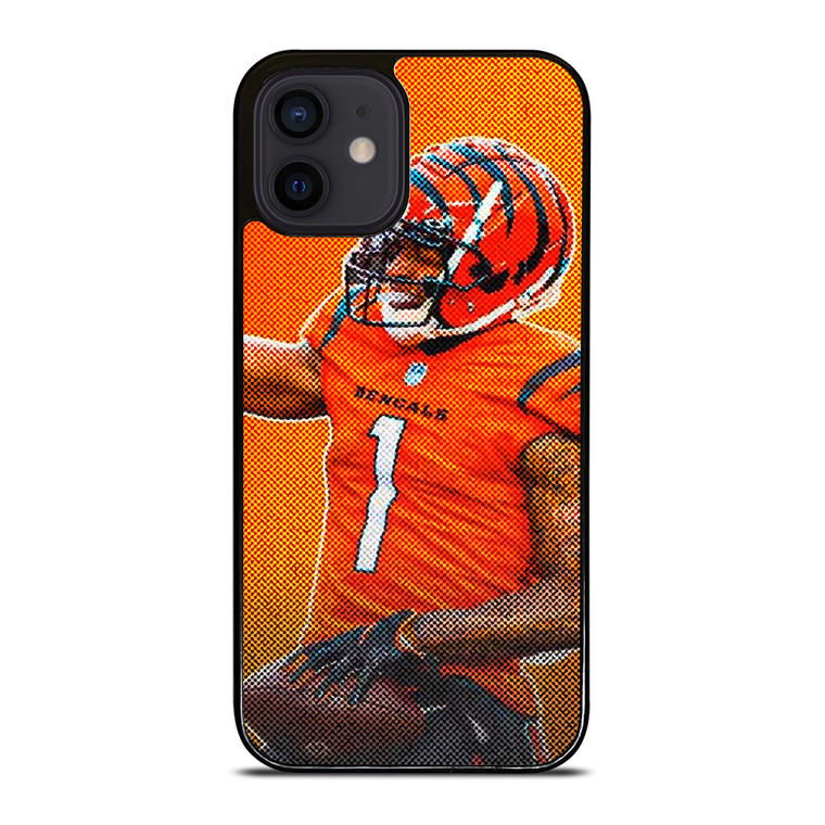 JAMARR CHASE CINCINNATI BENGALS NFL FOOTBALL 2 iPhone 12 Mini Case Cover JAMARR CHASE CINCINNATI BENGALS NFL FOOTBALL 2 iPhone 12 Mini Case Cover