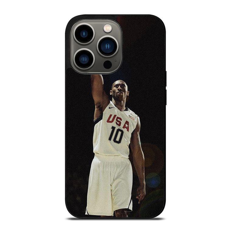 KOBE BRYANT USA BASKETBALL iPhone 13 Pro Case Cover