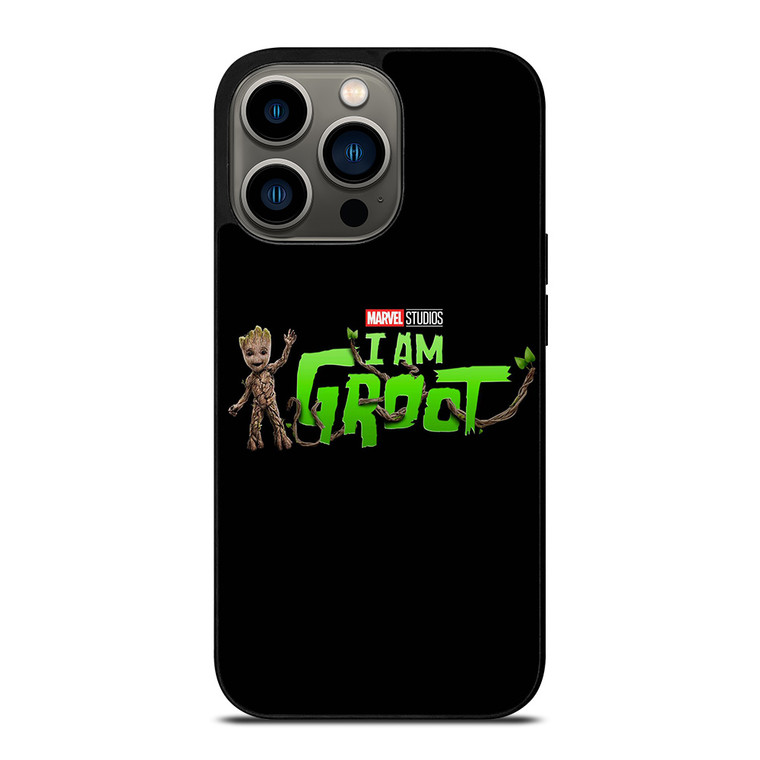MARVEL I AM GROOT LOGO iPhone 13 Pro Case Cover