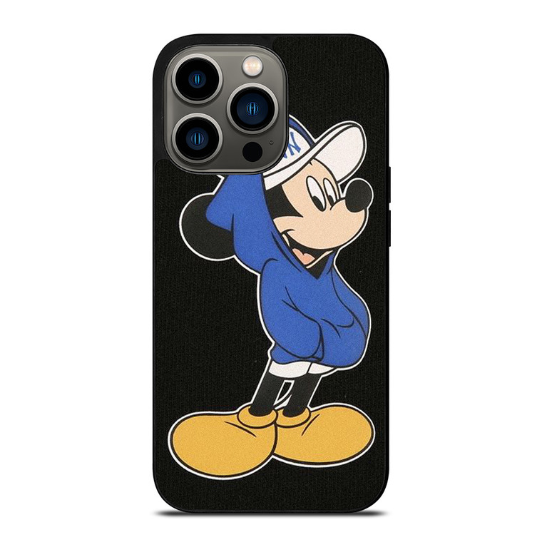 MICKEY MOUSE NEW YORK YANKEES CAP iPhone 13 Pro Case Cover