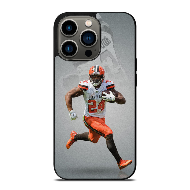 NICK CHUBB CLEVELAND BROWN NFL iPhone 13 Pro Case Cover