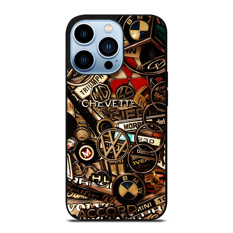 ALL CARS METAL LOGO iPhone 13 Pro Max Case Cover