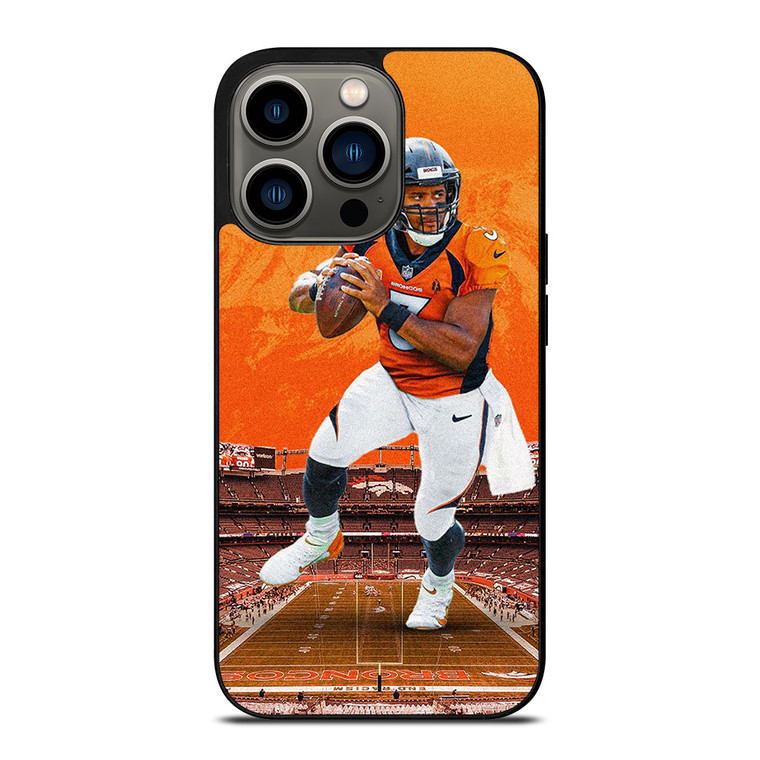 RUSSEL WILSON DENVER BRONCOS iPhone 13 Pro Case Cover