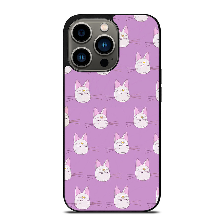 SAILOR MOON CAT CUTE PATTERN iPhone 13 Pro Case Cover