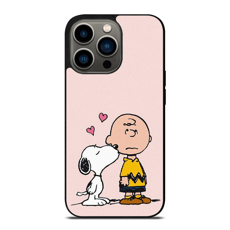 SNOOPY CHARLIE BROWN LOVE iPhone 13 Pro Case Cover