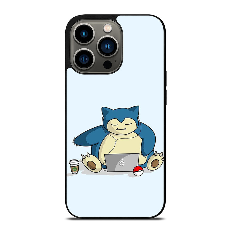 SNORLAX KABIGON POKEMON CUTE iPhone 13 Pro Case Cover