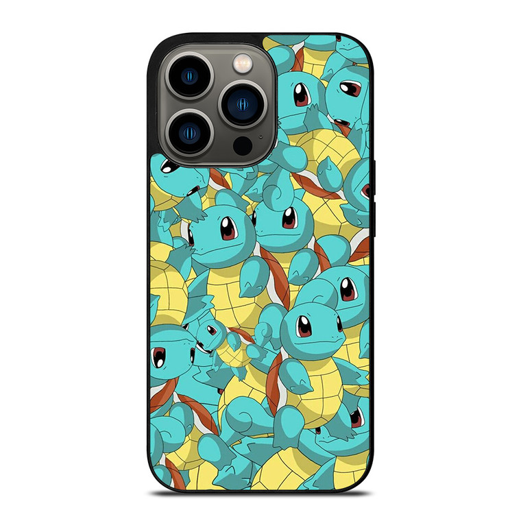 SQUIRTLE POKEMON MONSTER PATTERN iPhone 13 Pro Case Cover
