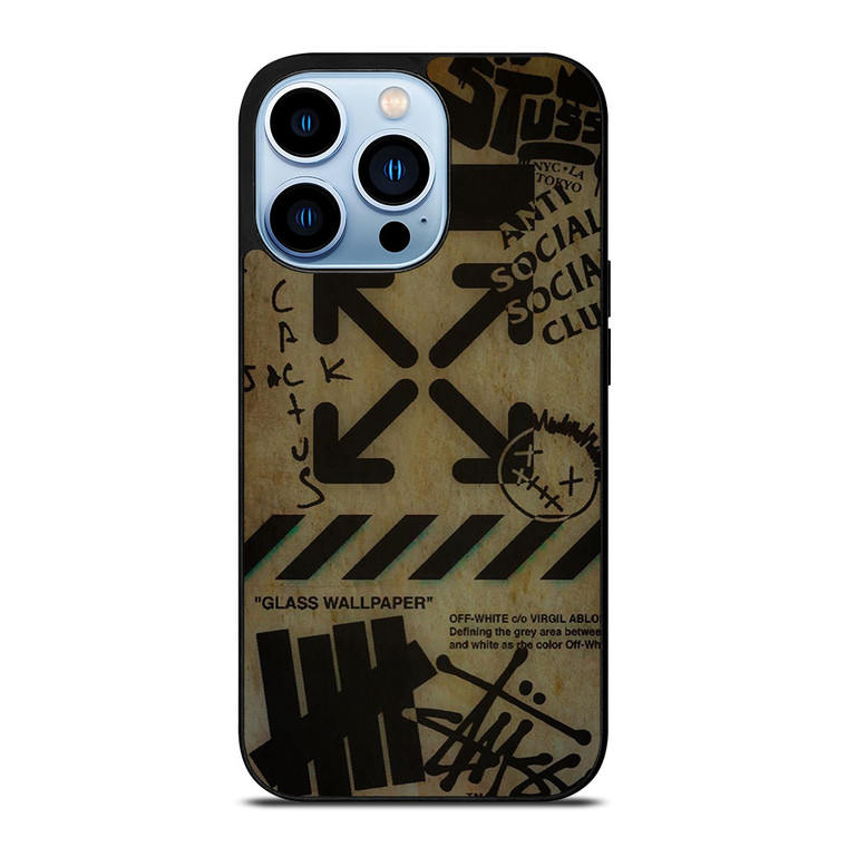 OFF WHITE STUSSY UNDEFEATED CACTUS JACK iPhone 13 Pro Max Case Cover
