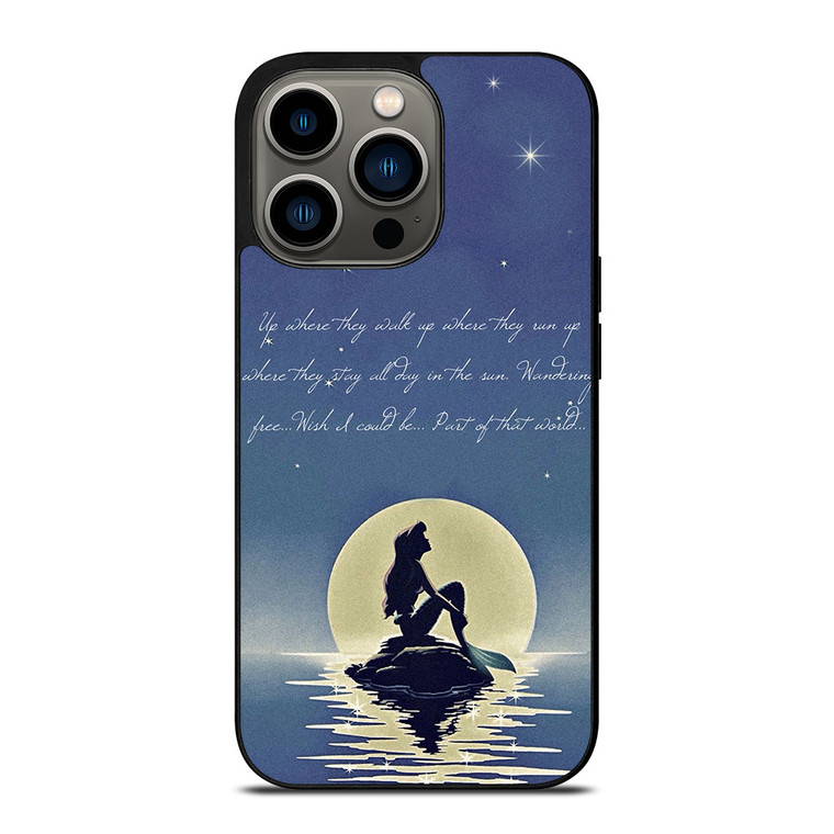 THE LITTLE MERMAID QUOTES iPhone 13 Pro Case Cover