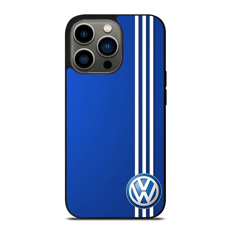 VOLKSWAGEN BLUE STRIPE LOGO iPhone 13 Pro Case Cover
