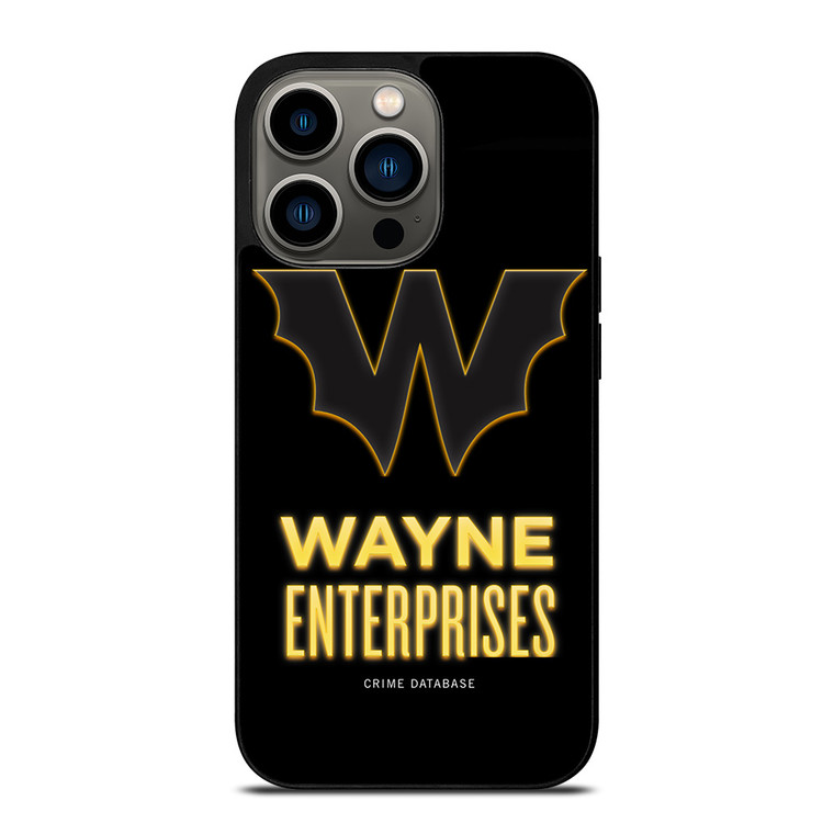 WAYNE ENTERPRISES BATMAN LOGO iPhone 13 Pro Case Cover