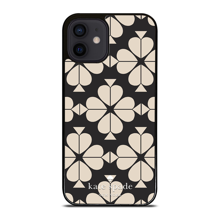 KATE SPADE JACQUARD CREAM iPhone 12 Mini Case Cover