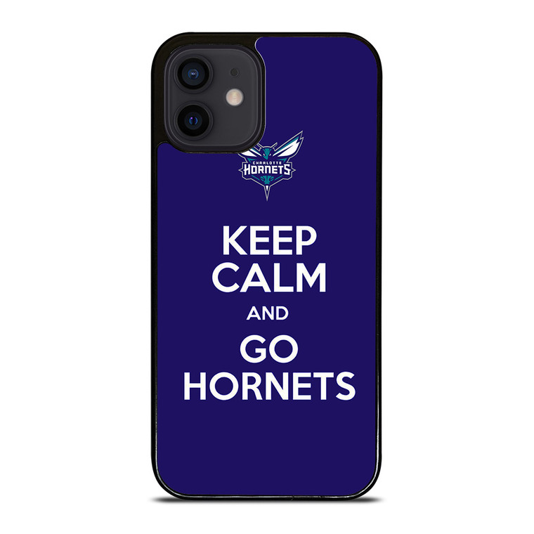 KEEP CALM AND GO CHARLOTTE HORNETS iPhone 12 Mini Case Cover