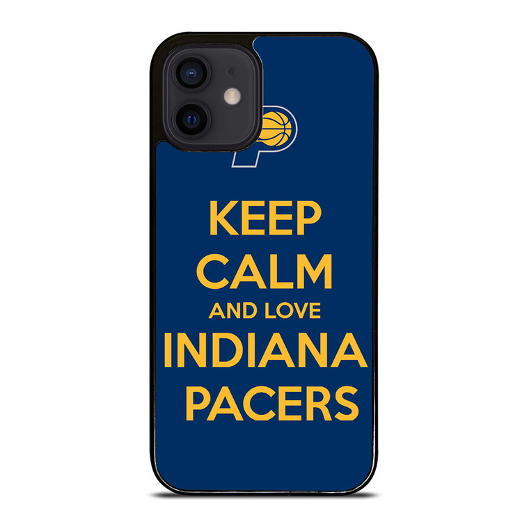 KEEP CALM AND LOVE INDIANA PACERS iPhone 12 Mini Case Cover