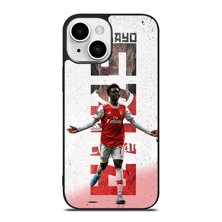BUKAYO SAKA ARSENAL FC iPhone 13 Mini Case Cover BUKAYO SAKA ARSENAL FC iPhone 13 Mini Case Cover